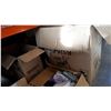 Image 1 : LARGE LOT OF KITCHEN WARES, BLINDS, SUITCASE AND MISC, ITEMS