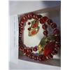 Image 2 : RED BEADS AND EARRINGS