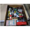 Image 1 : WOOD TRAY OF COLLECTOR CARS MOSTLY HOT WHEELS