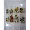 Image 2 : CASES ESTATE EARRINGS, 2 TRAYS OF GOLD AND SILVER TONE JEWELERY