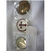 Image 2 : 3 MEDALLIONS, POPE X2 AND TEMPLAR CROSS