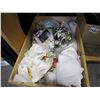 Image 1 : WOOD WINE CRATE FULL OF CHINA