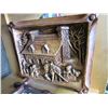 Image 2 : WOODEN PLAQUE AND ANTIQUE MIRROR
