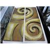 Image 1 : SET OF 2 METAL WALL ART