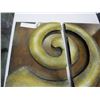 Image 2 : SET OF 2 METAL WALL ART