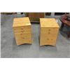 Image 1 : 2 PINE 3 DRAWER NIGHT STANDS
