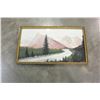 Image 1 : RH TRAILER GOUACHE ON PAPER THE ROAD IN THE VALLEY OF TEN PEAKS, ROCKIES