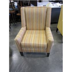 STRIPED STYLUS ACCENT CHAIR