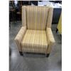 Image 1 : STRIPED STYLUS ACCENT CHAIR