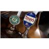 Image 2 : TETLEYS BITTER AND GREENALLS BITTER BRASS BAR TAPS