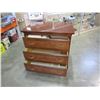 Image 2 : THREE DRAWER MAHOGANY DRESSER