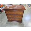 Image 1 : THREE DRAWER MAHOGANY DRESSER