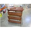 Image 2 : THREE DRAWER MAHOGANY DRESSER