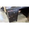 Image 2 : BLACK PINE DOUBLE DESK