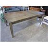 Image 1 : FLOOR MODEL ASHLEY SIGNATURE DINING TABLE WITH EXTENSION, RETAIL $1499