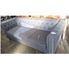 Image 2 : BRAND NEW GREY MODERN TUFTED SOFA AND LOVESEAT WITH NAILHEAD ACCENT, RETAIL $2499