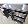 Image 3 : NEW ASHLEY DARK FINISH CONTEMPORARY 6 DRAWER DRESSER WITH CUBOARD AND MIRROR, RETAIL $ 2531