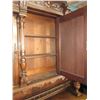 Image 8 : ANTIQUE FRENCH OAK 2 PEICE CARVED HUTCH