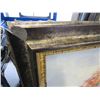 Image 2 : LARGE PAINTING ON CANVAS IN GUILDED FRAME, W/ SOME CORNER DAMAGE