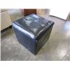 Image 1 : SMALL BLACK STORAGE OTTOMAN
