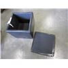 Image 2 : SMALL BLACK STORAGE OTTOMAN