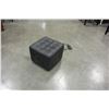Image 1 : BLACK ION OTTOMAN SPEAKER W/ CHARGER