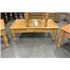 Image 3 : OAK COFFEE TABLE AND END TABLE SET