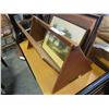 Image 2 : TEAK MAGAZINE RACK AND PRINTS