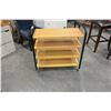 Image 1 : ROLLING 4 TIER SHELF