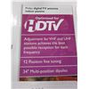 Image 2 : NEW OVERSTOCK PHILIPS HDTV PASSIVE DIGITAL ANTENNA AND 3 IN 1 REMOTE