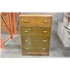 Image 2 : VINTAGE WATERFALL 4 DRAWER HIGHBOY