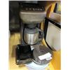 Image 2 : BREVILLE COFFEE MAKER, AND LOT OF SAUCERS AND SIDE PLATES, 8 CLEAR PLATES,