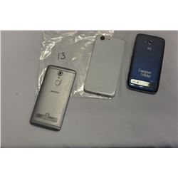 SHARP AQUOS SERIE, AXON 7 MINI, AND CONSUMER CELLULAR PHONES, PARTS ONLY