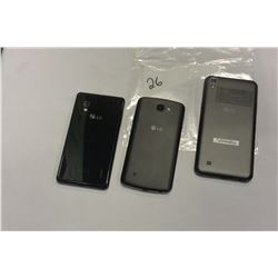 LG K4, LG OPTIMUS G, AND LG X POWER PHONES, PARTS ONLY