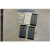 Image 1 : 4 APPLE IPHONE 5, 3 BLACK, 1 WHITE, PARTS ONLY