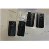 Image 1 : 4 SAMSUNG GALAXY S7 PHONES, BLACK, PARTS ONLY