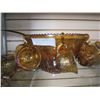 Image 2 : CARNIVAL GLASS PUNCH BOWL SET
