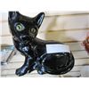 Image 2 : MID CENTURY BLACK CERAMIC CAT
