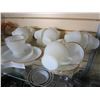 Image 2 : LOT OF VINTAGE ANCHOR HOCKING CUPS AND SAUCERS ETC