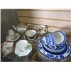 Image 1 : LOT OF CHINA CUPS AND SAUCERS, AND CHINTZ TEA POT
