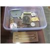 Image 1 : BELT BUCKLES AND PINS AND CROSS PENS