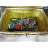 Image 2 : VINTAGE BEADED JEWELERY IN VINTAGE SEWING CASE