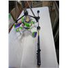 Image 2 : LARGE BUZZ LIGHT YEAR TOY AND TRIPOD AND GOLF TRAINER CLUB