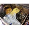 Image 1 : BOX OF CRYSTAL AND ESTATE GOODS