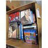 Image 1 : BOX OF DVDS AND BLUERAYS