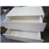 Image 2 : 2 WHITE LAQUER SINGLE DRAWERS
