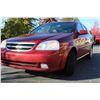 Image 1 : 2005 CHEVROLET OPTRA FOUR DOOR AUTOMATIC 312567KM KEY FOB AND REGISTRATION