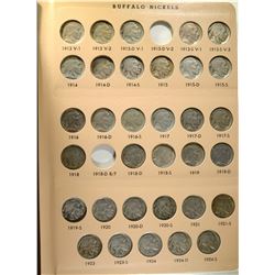 SET BUFFALO NICKELS COMPLETE EXCEPT 13-D T-2,