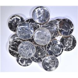 BU ROLL OF 1965 SMS KENNEDY HALF DOLLARS