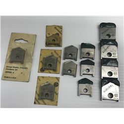 (13) MISC. SPADE DRILL INSERT *SEE PICS FOR PART #*